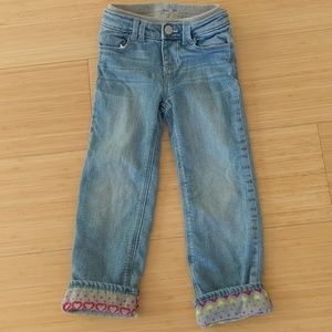 Gap fleece lined Jeans size 4yrs